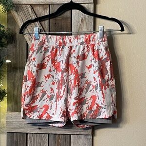 Stylish Boy’s Athletic Shorts - Red and Gray